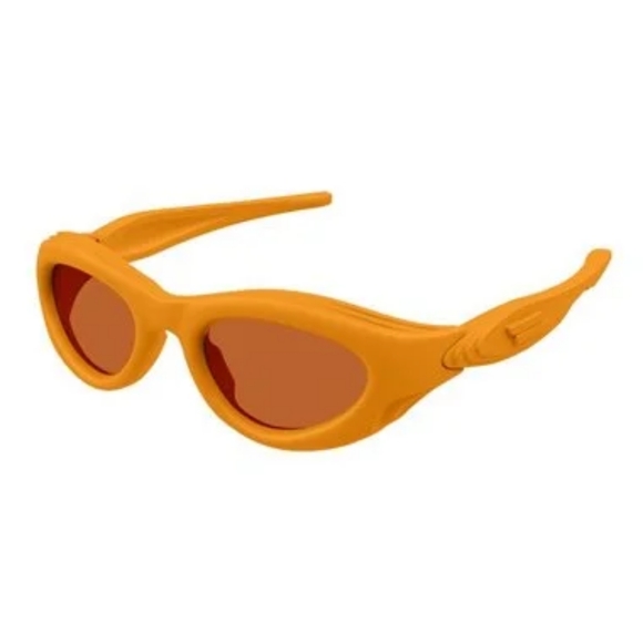 NEW BOTTEGA VENETA UNISEX ORANGE BB1162S 004 SUNGLASSES - Picture 1 of 6